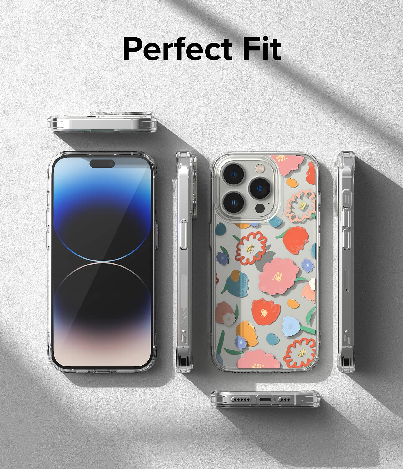 (Refurbished) Apple iPhone 14 Pro Max Back Cover Case | Fusion Design - Dry Flowers