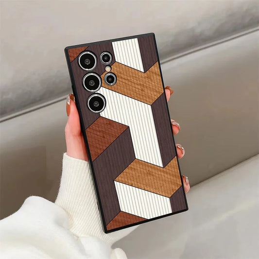 Artistic Abstract Pattern Protective Case - Samsung