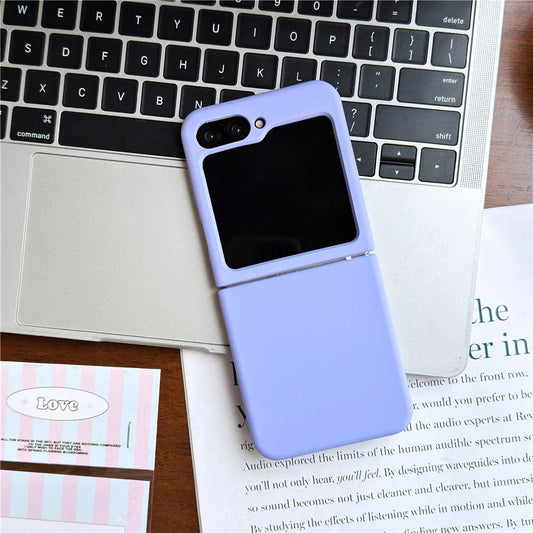 Galaxy Z Flip Series Soft Silicone Matte Shockproof Case