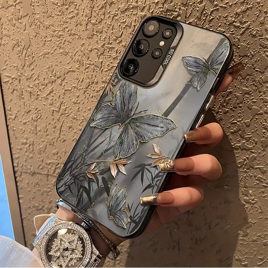Elegant Chic Butterfly Pattern Case - Samsung