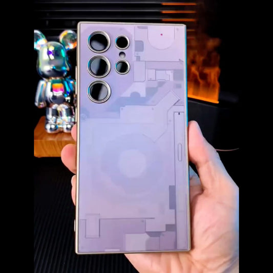 Galaxy Series Ultra Circuit Design Clear Case