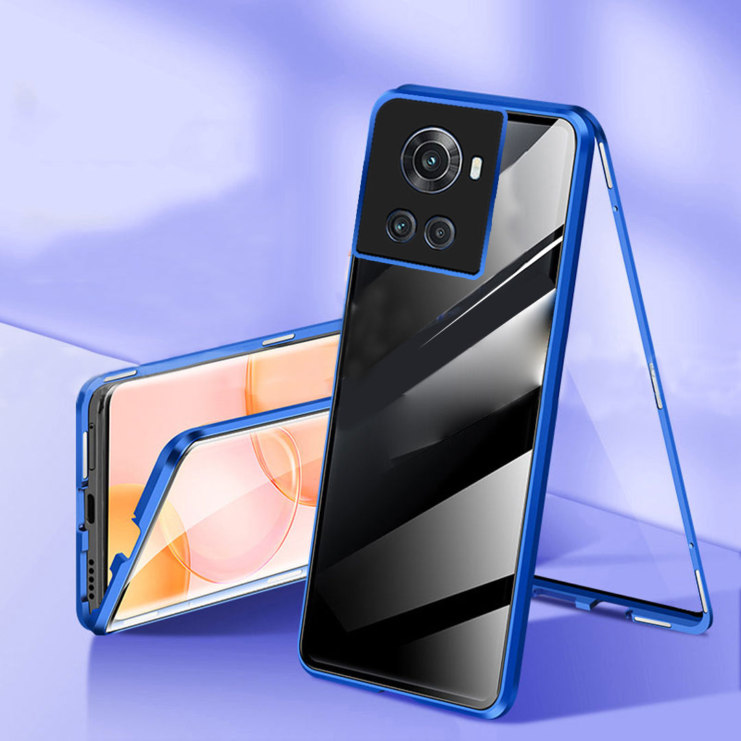 OnePlus 10R Velocity Metal Craft Dual Glass Armor Case