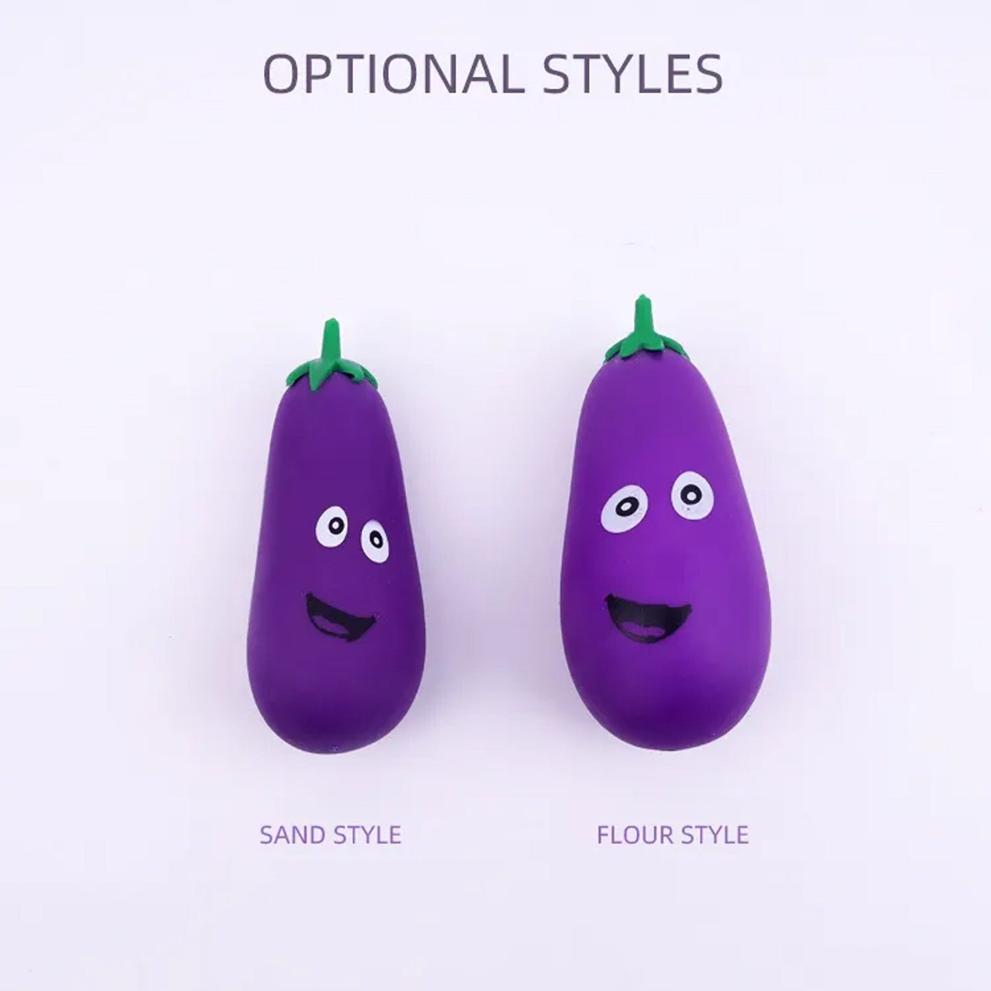 Stretchy & Filler Eggplant Squeeze Toy