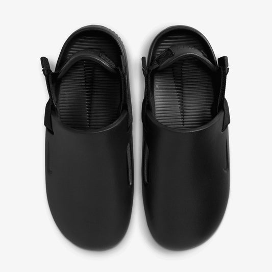 NIKE | CALM MULES { BLACK/BLACK