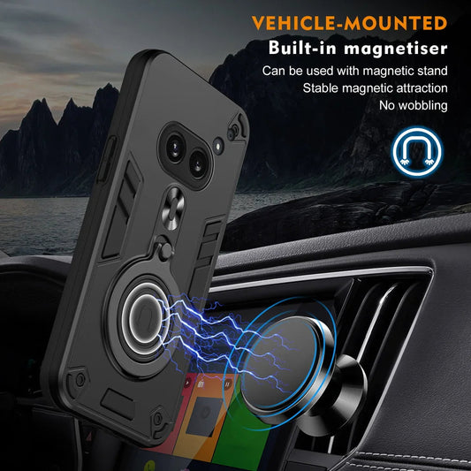 Premium Metal Rotating Bracket Holder Case - Nothing