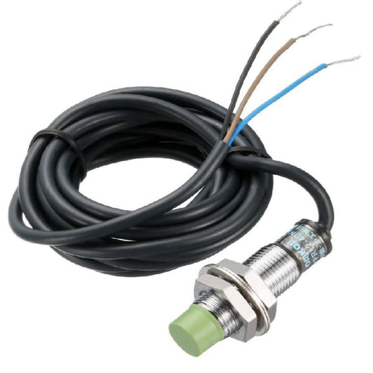 Autonics Original PR12-4DN DC10~30 4mm M12 Inductive Proximity Sensor NPN-NO (unshielded)