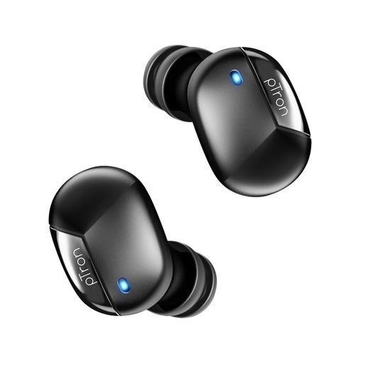 pTron Bassbuds Urban True Wireless Stereo Earphones with Deep Bass & Touch Control (Black)