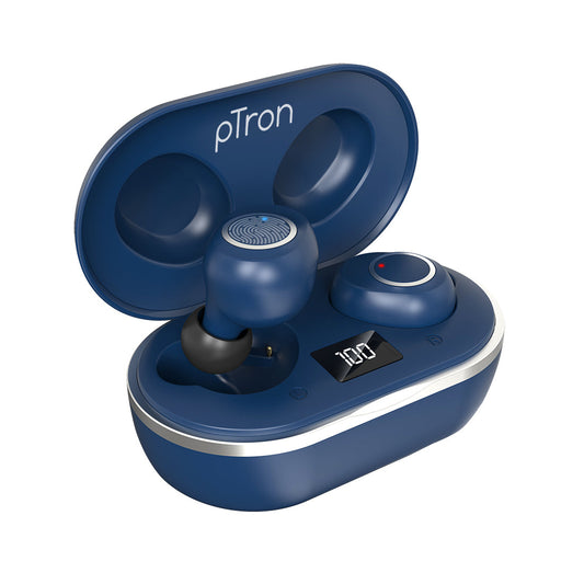pTron Bassbuds Jets True Wireless Stereo Earbuds with Deep Bass & 20 Hrs Total Playtime