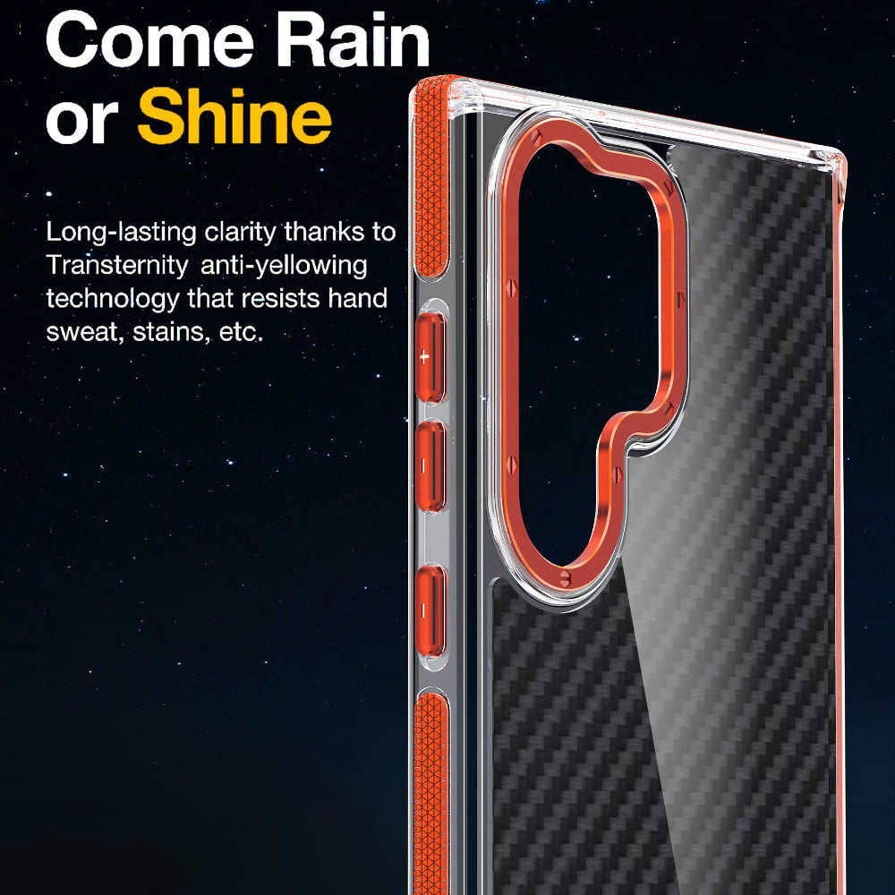 Hybrid Acrylic Carbon Fiber Bumper Case - Samsung