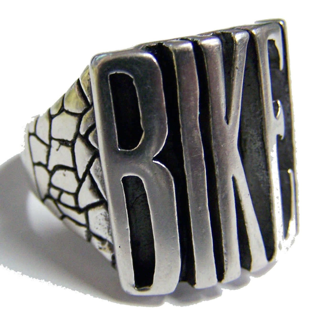 Wholesale WORD BIKER B I K E R BIKER RING (Sold by the piece) *- CLOSEOUT AS LOW AS $ 3.95 EA
