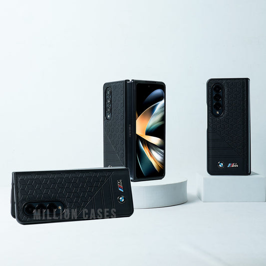 Galaxy Z Fold4 BMW Cube Pattern Design Case