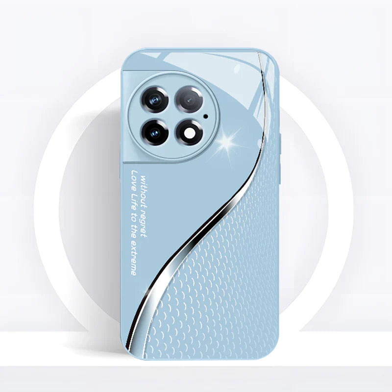 Elegant Fin Wave Glass Case - OnePlus