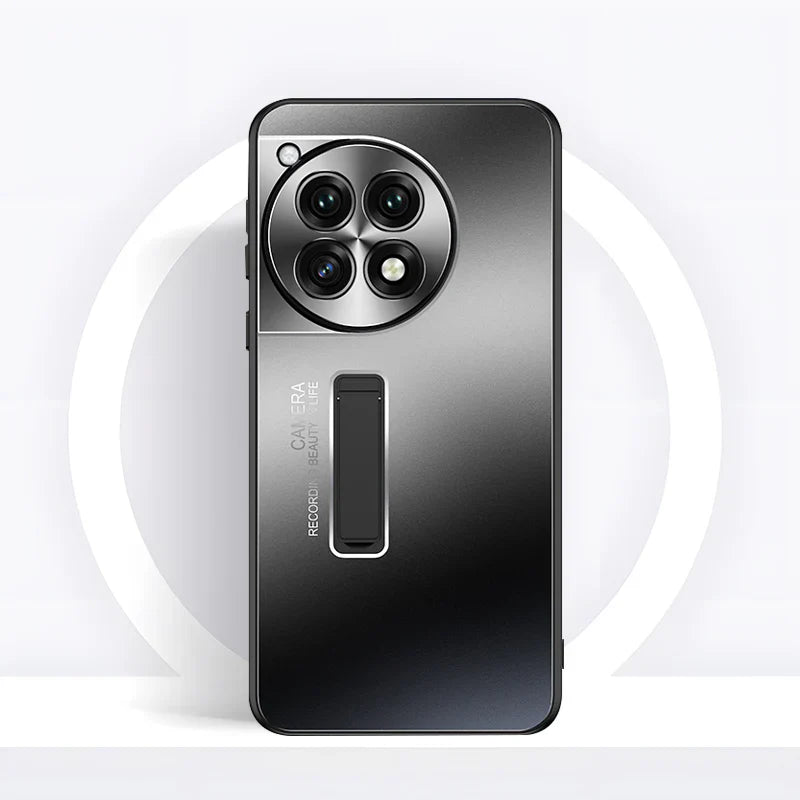 Frosted Metal Hybrid TPU Stand Case - OnePlus