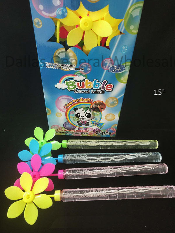 Windmill Bubble Blower Sticks Toy Bulk