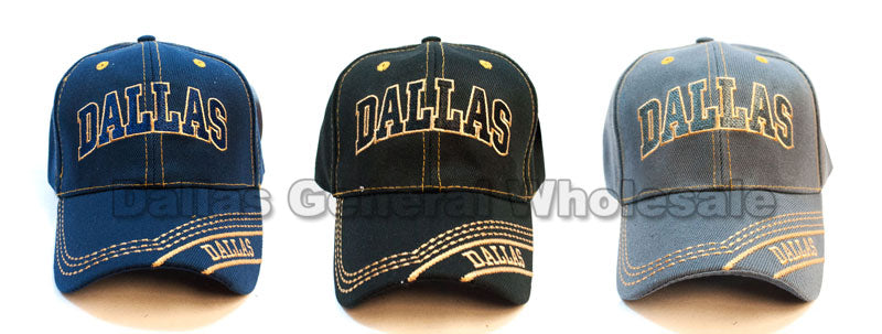 "Dallas" Casual Baseball Caps In Bulk