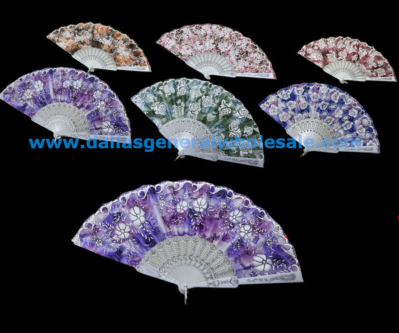 Wholesale Hand Fans For Girls & Women's - Assorted