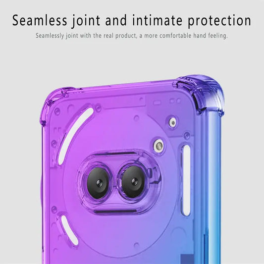 Luxurious Vibrant Clear Gradient Case - Nothing