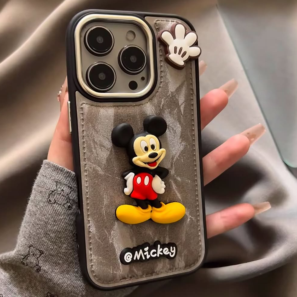 Vintage Embossed Cartoon Case