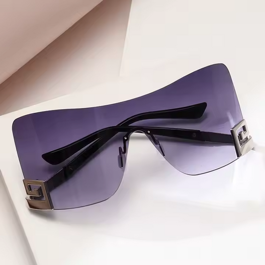Trendy Gradient Shield Sunglasses