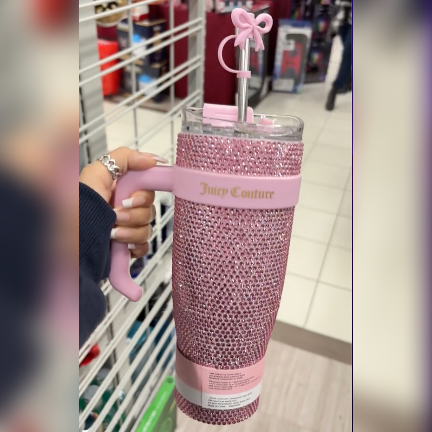 Sparkling Rhinestone Insulated Tumbler