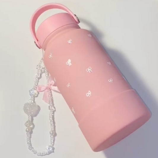 Sweet Bow Insulated Tumbler with Charm