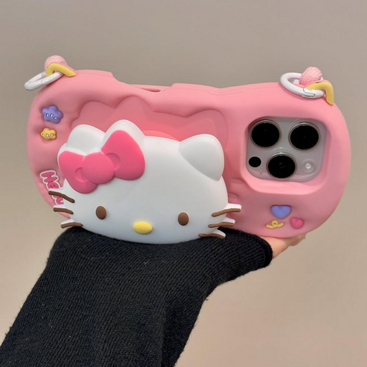 Adorable Kitty Purse Case with Charm
