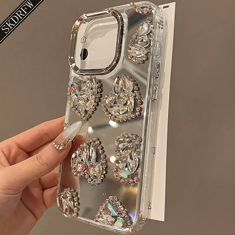 Shimmering Heart Charm Case