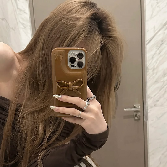 Elegant Bow Charm Phone Case