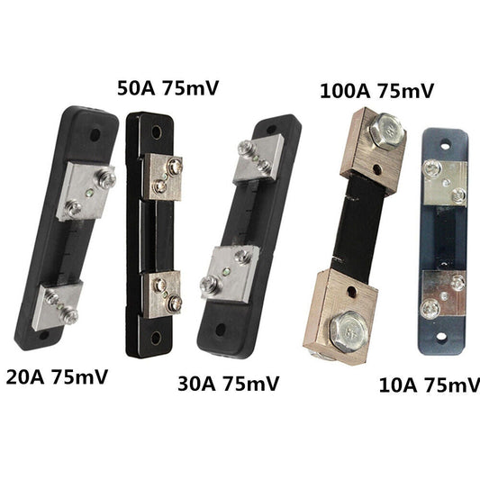 DC FL-2 Shunt 75mv With Base Ammeter Current Resistor