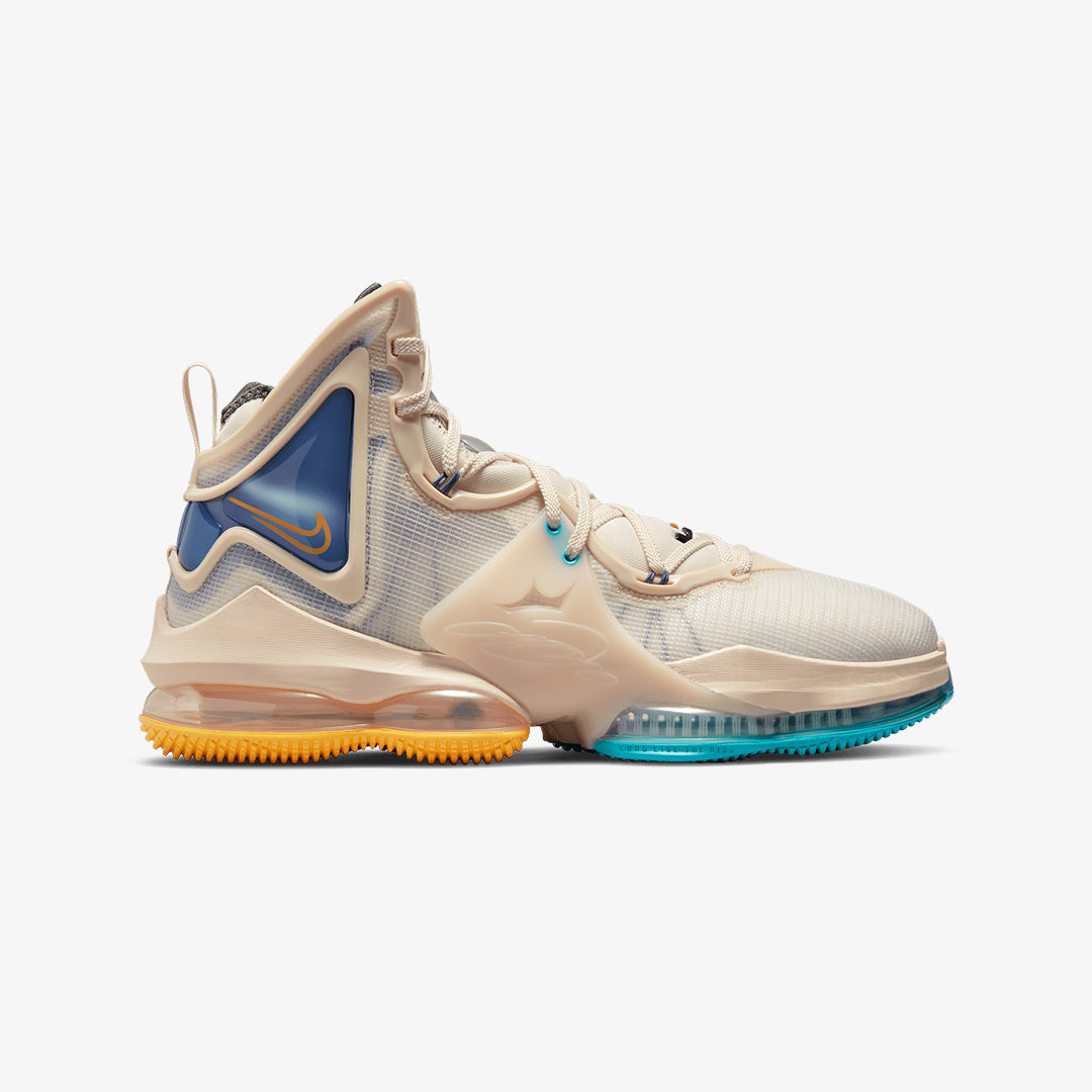 Nike | LEBRON 19 { PEARL WHITE/UNIVERSITY GOLD