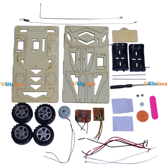 DIY Magic Racing Car – 4-Wheel STEM Science Adventure Toy