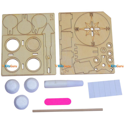 DIY Handmade Wooden Wind Indicator – Interactive STEM Toy