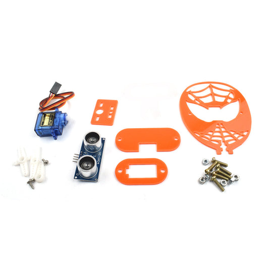 Ultrasonic Sensor with Servo Motor and Cartoon Kit