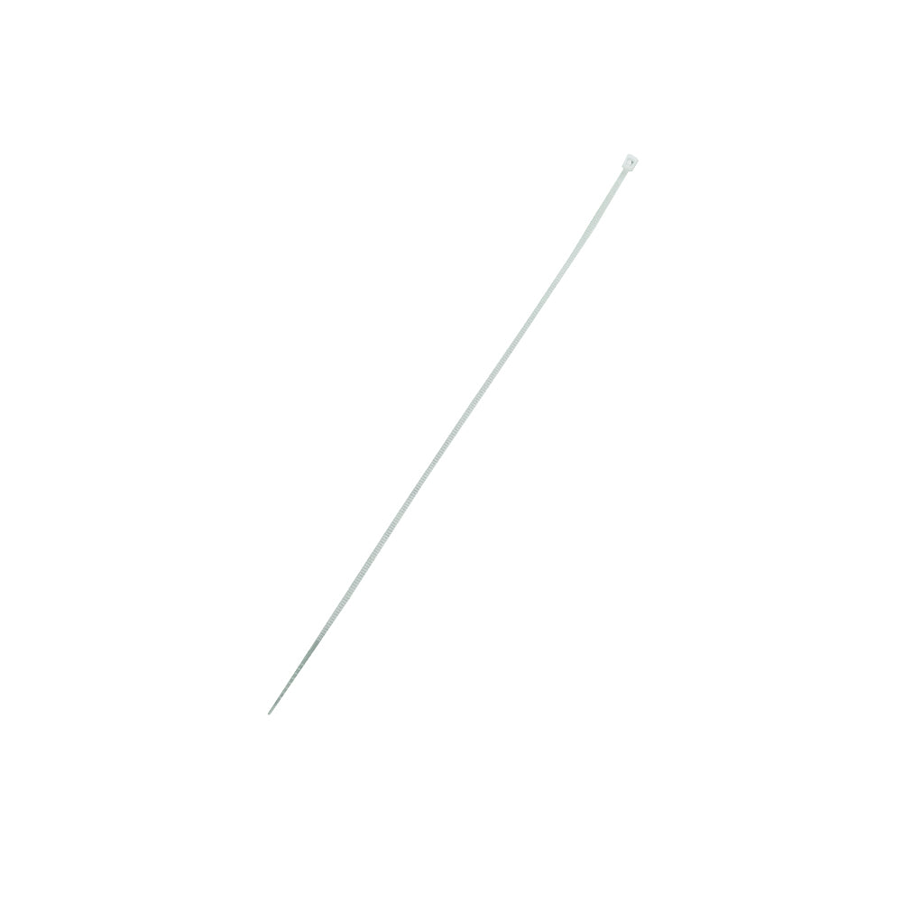 200 x 2.5 mm White Nylon Zip Tie (Pack Of 100)