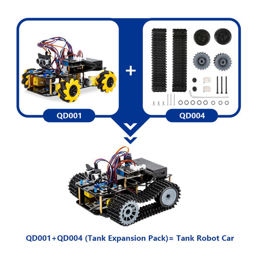 ESP32 Smart Tank Robot Car Kit