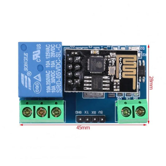 ESP8266 ESP-01 12V 1 Channel WiFi Relay Module Home Remote Control Switch