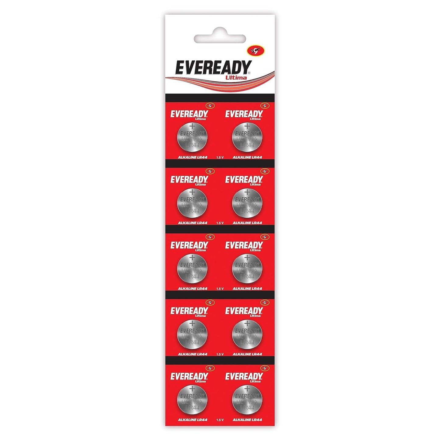 Eveready: 1.5V LR44 Round Lithium Coin Button Cells