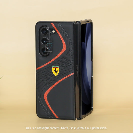 Ferrari® Galaxy Z Fold5 Luxurious Quilted Supercar Case
