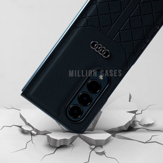Galaxy Z Fold4 Audi Logo Pattern Case