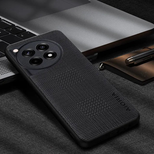 Premium PU Leather Coated TPU Back Cover - OnePlus