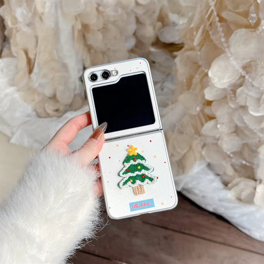 Polka Dot Christmas Flip Case - Samsung