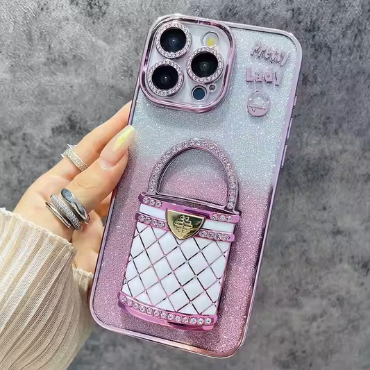 Glam Luxe Handbag-Inspired Phone Case