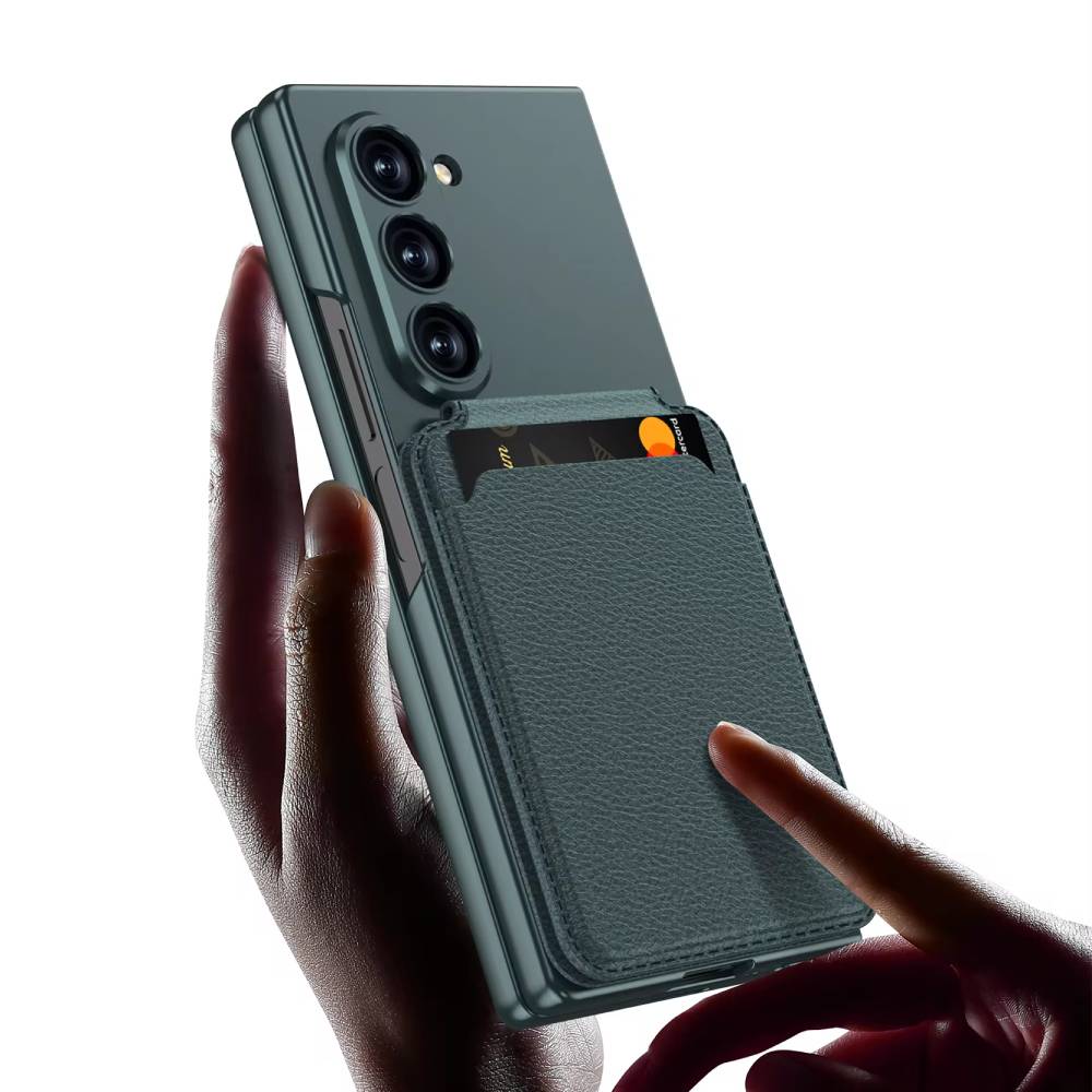 Prestigious Plaid Pattern Leather Case - Samsung