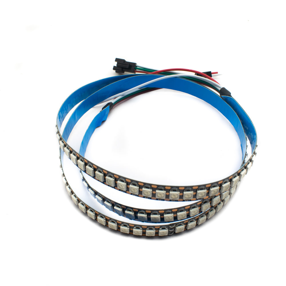 WS2812B 144 LEDs/m RGB Addressable LED Pixel Strip Light 5V DC Programmable