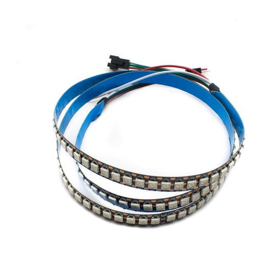 WS2812B 144 LEDs/m RGB Addressable LED Pixel Strip Light 5V DC Programmable
