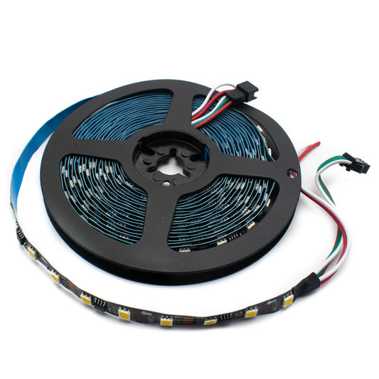 WS2811 60 LEDs/m Warm White Addressable LED Pixel Strip Light 12V DC Programmable (Non-Waterproof) 5 Meter