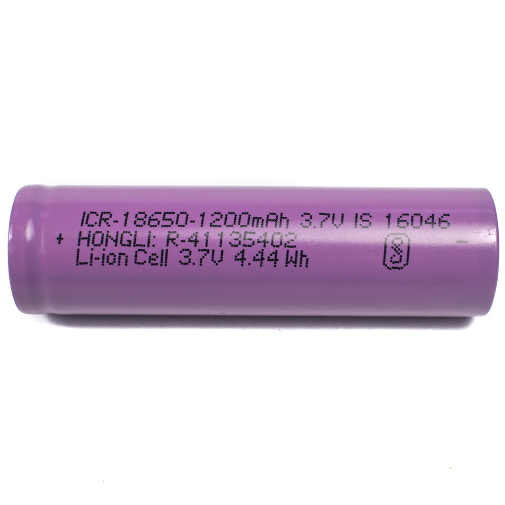 1200mAh ICR18650 3.7V Lithium-Ion Battery