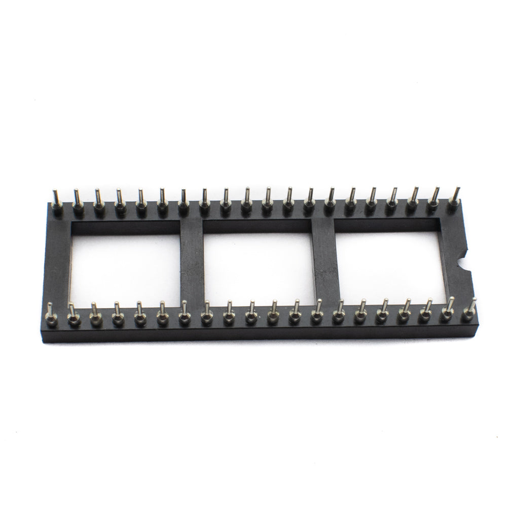 40 Pin Machined IC Base Wide 2.54mm Pitch
