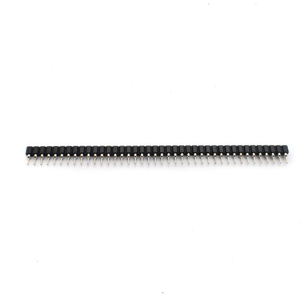 40 Pins Machined Female Header Strip Brass 2.54mm Pitch €“ Breakable