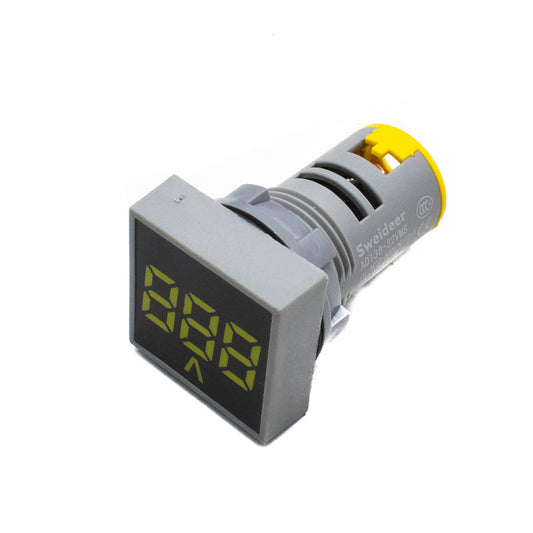Sweideer AD136-22VMS Square Voltmeter Signal Lamp (Yellow)